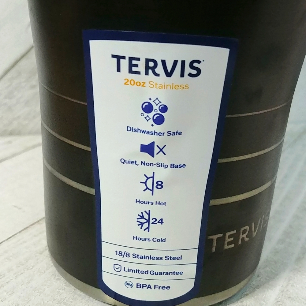 NWT Tervis Yellowstone Dutton Ranch Design Hot Cold To Go Cup Tumbler 20oz - Picture 3 of 5